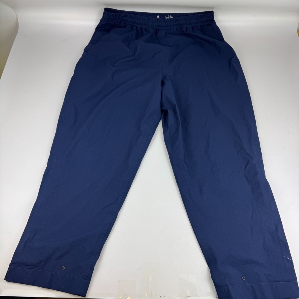 VTG Zero Restriction Mens Size XL GORETEX Golf Rain Pants Made in USA Blue *Read